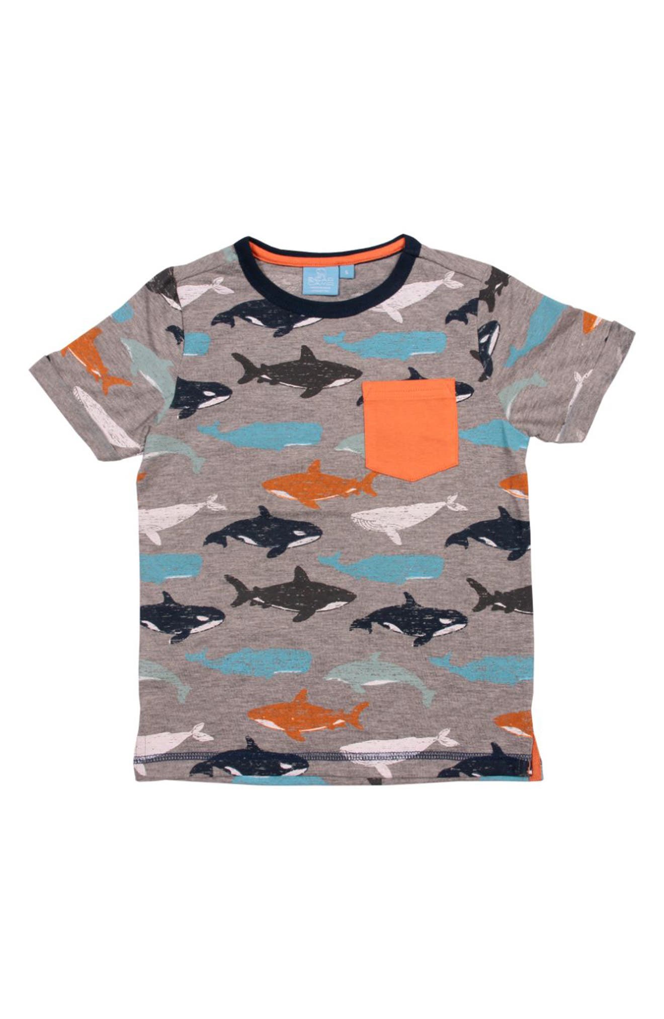 BEAR CAMP WHALE GRAPHIC KNIT T-SHIRT,799463562476