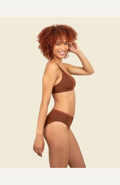 Subset Triangle Soft Bra In Cacao