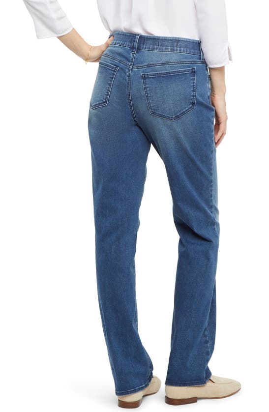 Shop Nydj Waist Match Marilyn Straight Leg Jeans In Caliente