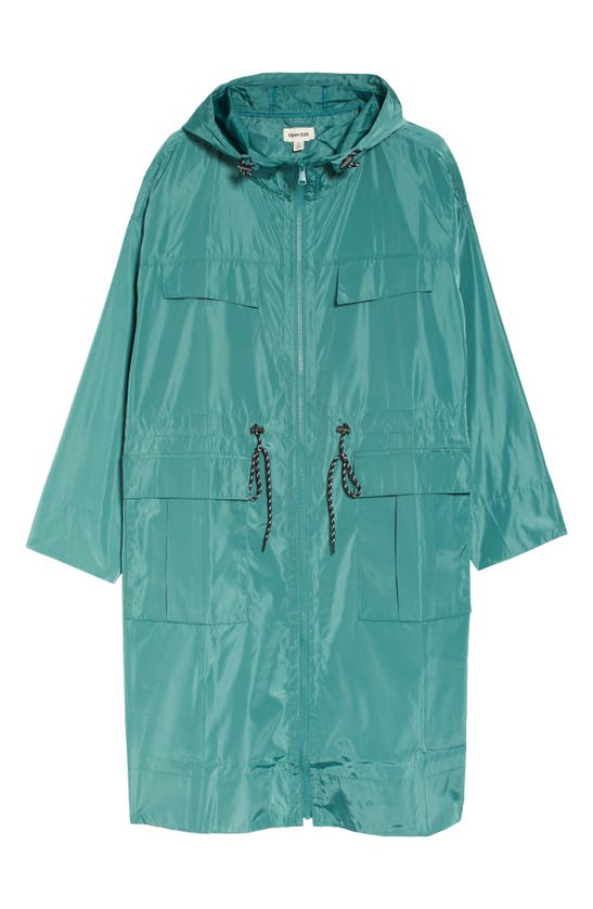 Open Edit Utility Hooded Parka In Green Picea