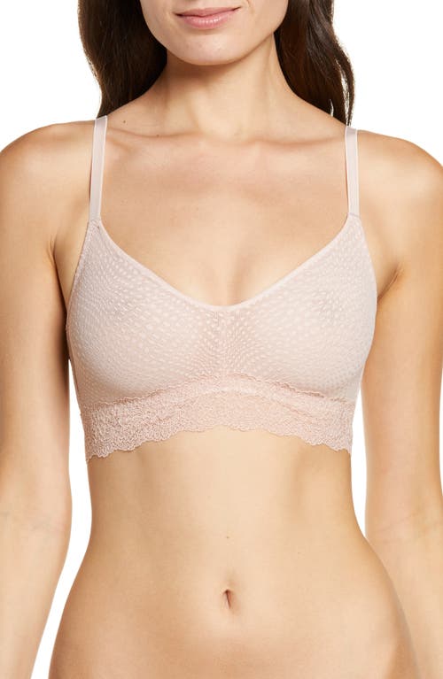 Shop Natori Beyond Convertible Wireless Bra In Rose/pearl