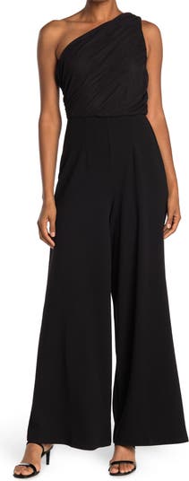 BY DESIGN Ava One-Shoulder Wide Leg Jumpsuit | Nordstromrack