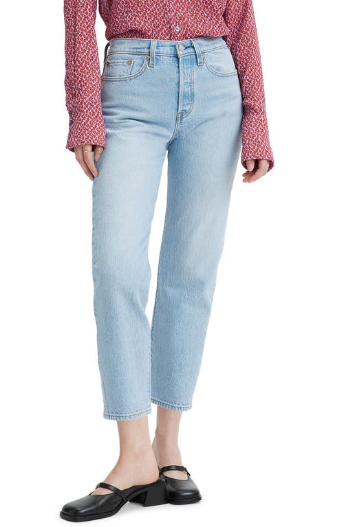 levi's Wedgie High Waist Straight Leg Jeans in Fully Baked