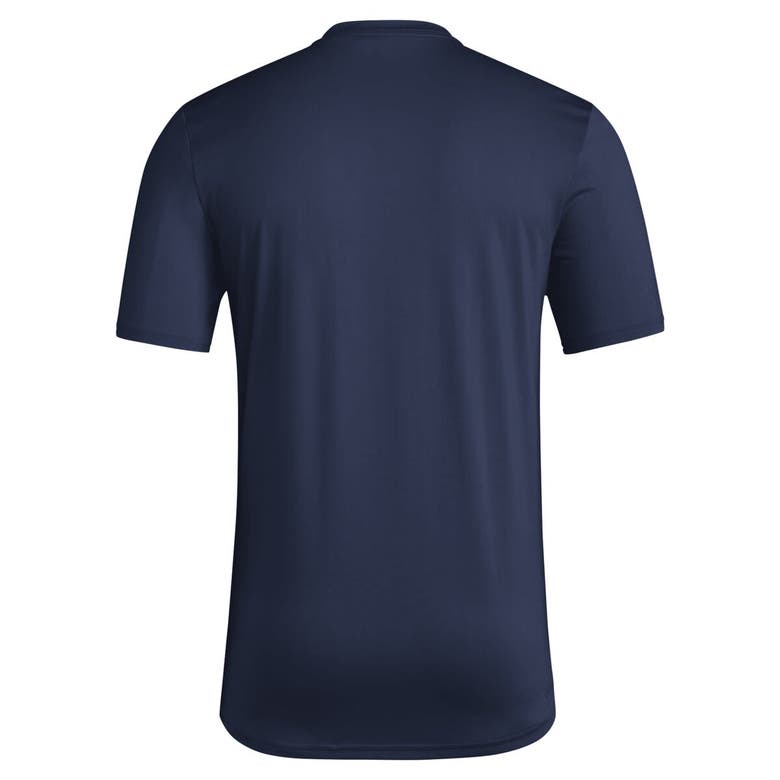 Shop Adidas Originals Adidas Navy New England Revolution 2024 Jersey Hook Aeroready T-shirt