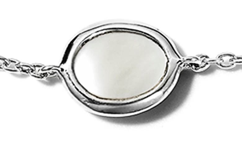 Ippolita 925 Polished Rock Candy® Short Confetti Necklace In Mother-of-pearl, 18"l In Silver