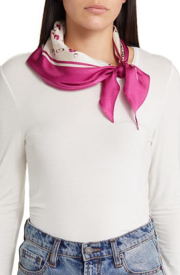 Luxury Long Silk Scarf Female Animal Horse Print Thin Narrow Scarf Bag Hair  Band Ribbon Scarfs Women Neckerchief