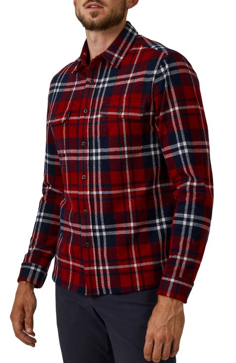 Generation Plaid Double Knit Button-Up Shirt