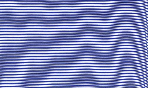 Shop Cutter & Buck Double Stripe Performance Recycled Polyester Polo In Tour Blue/white