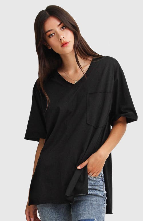 Shop Belle & Bloom Brave Soul Oversized T-shirt In Black