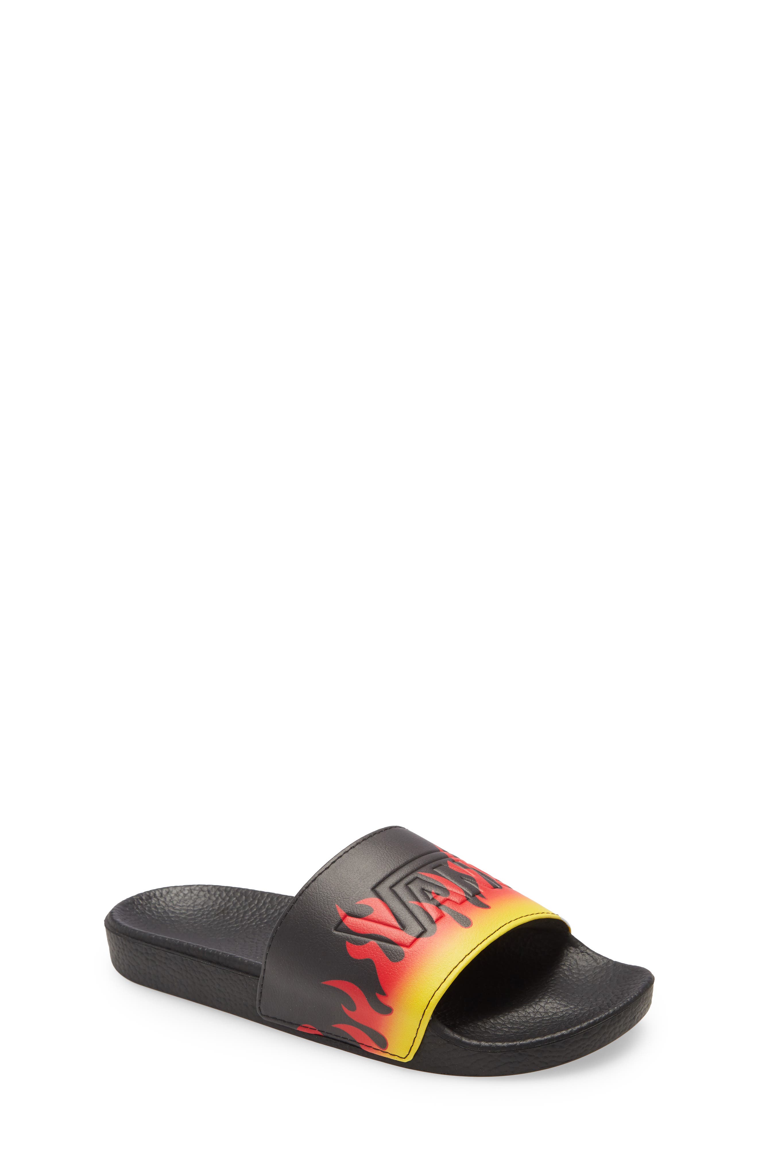 vans flame slides