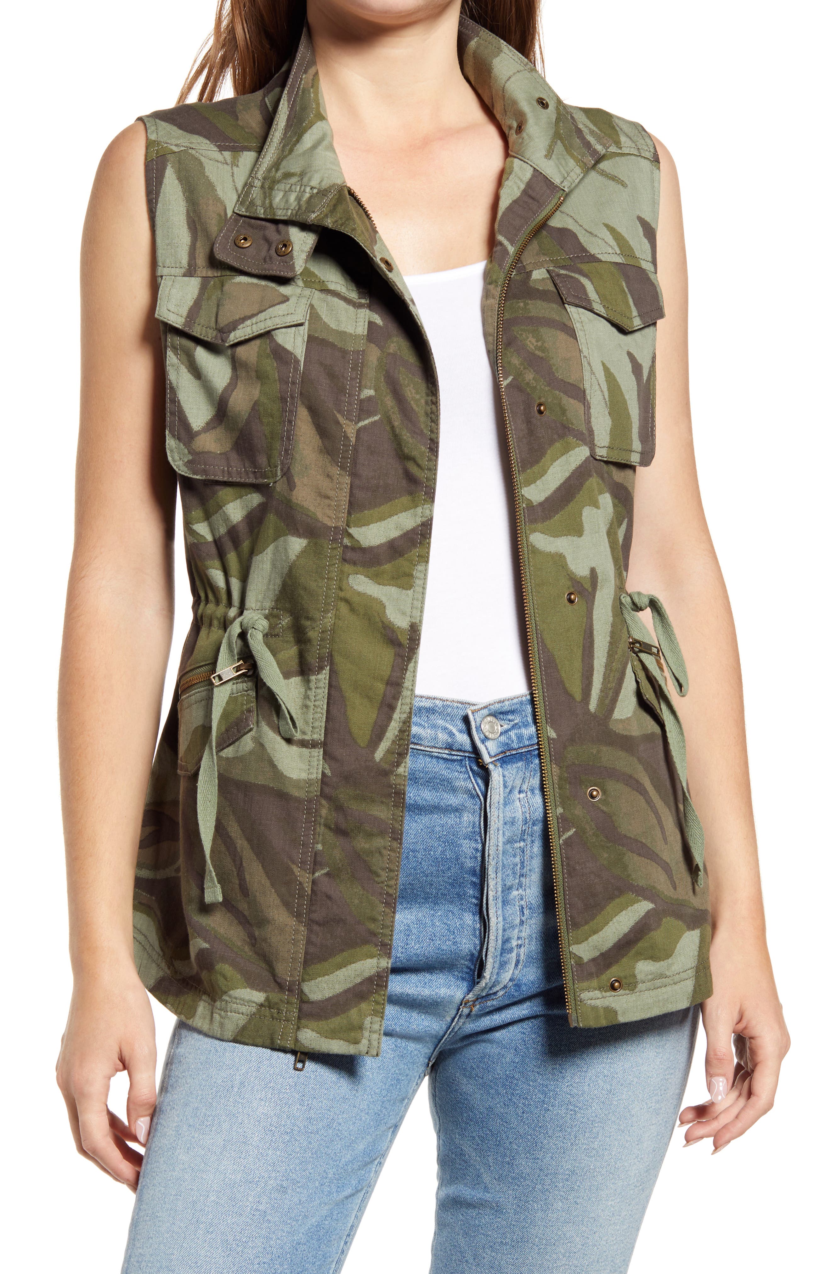 petite camo jacket