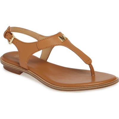 Michael Michael Kors Melanie T-Strap Sandal- Brown