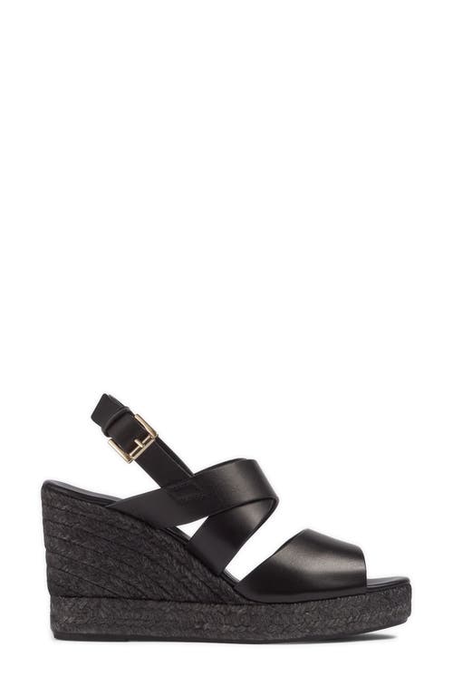 Lk Bennett Solice Espadrille Slingback Sandal In Black
