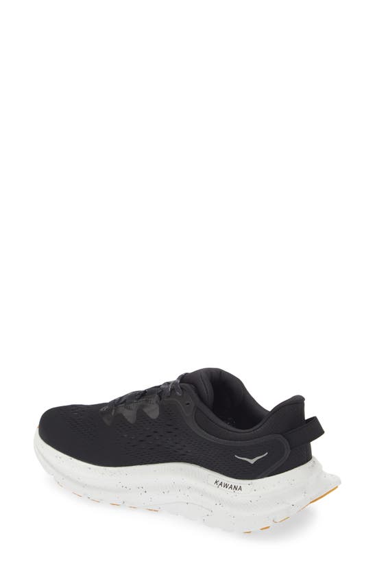 Hoka Women's Kawana 2 Low Top Trainer Sneakers In Black / White