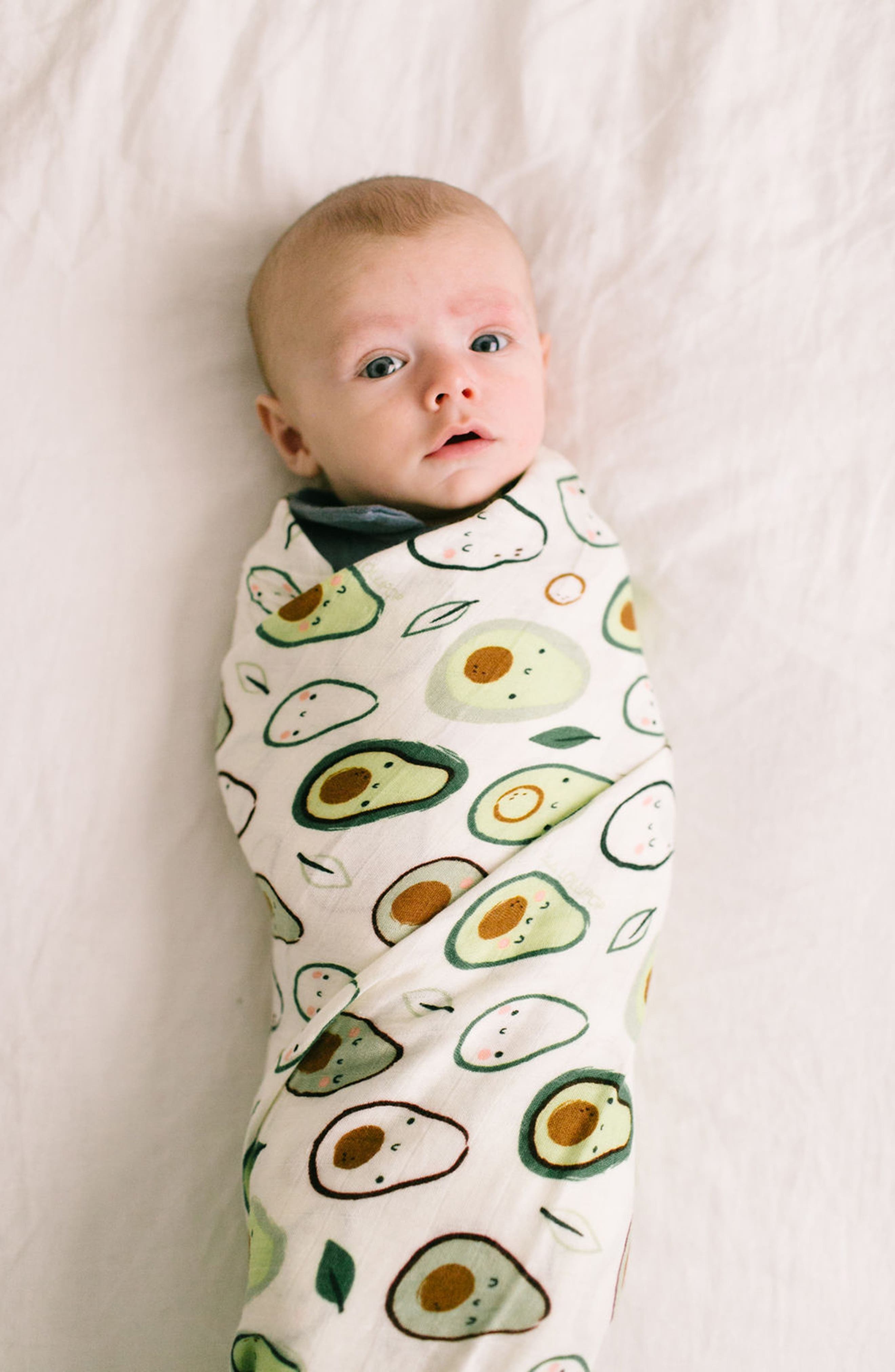 Loulou Lollipop Avocado Muslin Swaddle Blanket Nordstrom