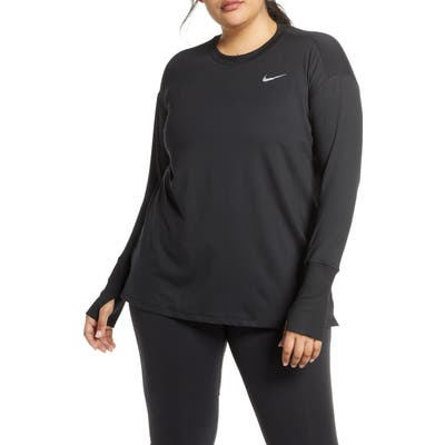 Plus Size Nike Dry Element Long Sleeve Top