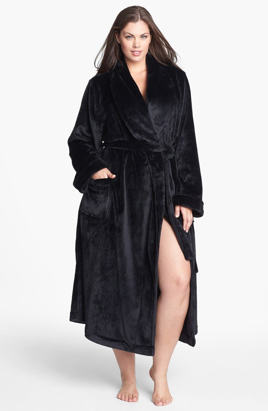Nordstrom 'Powder Plush' Robe (Plus Size) Nordstrom