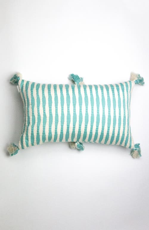 ARCHIVE NEW YORK ARCHIVE NEW YORK ANTIGUA CLASSIC STRIPED HANDWOVEN COTTON THROW PILLOW