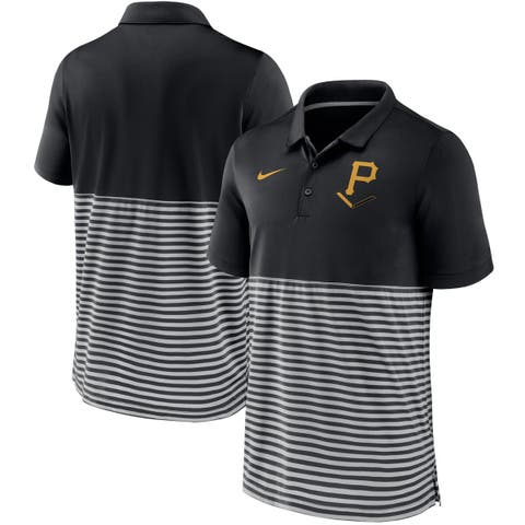 Men's Nike Gray/Black Pittsburgh Pirates Game Authentic Collection  Performance Raglan Long Sleeve T-Shirt