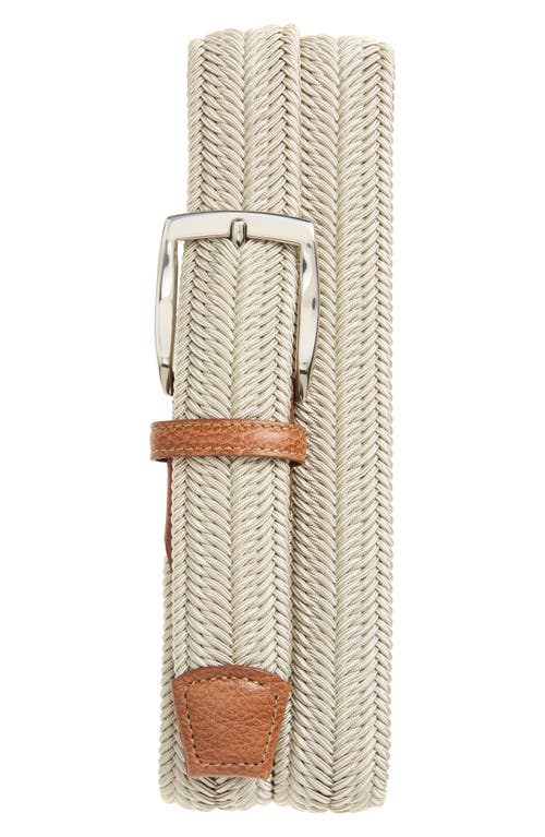 Shop Torino Herringbone Woven Belt In Camel