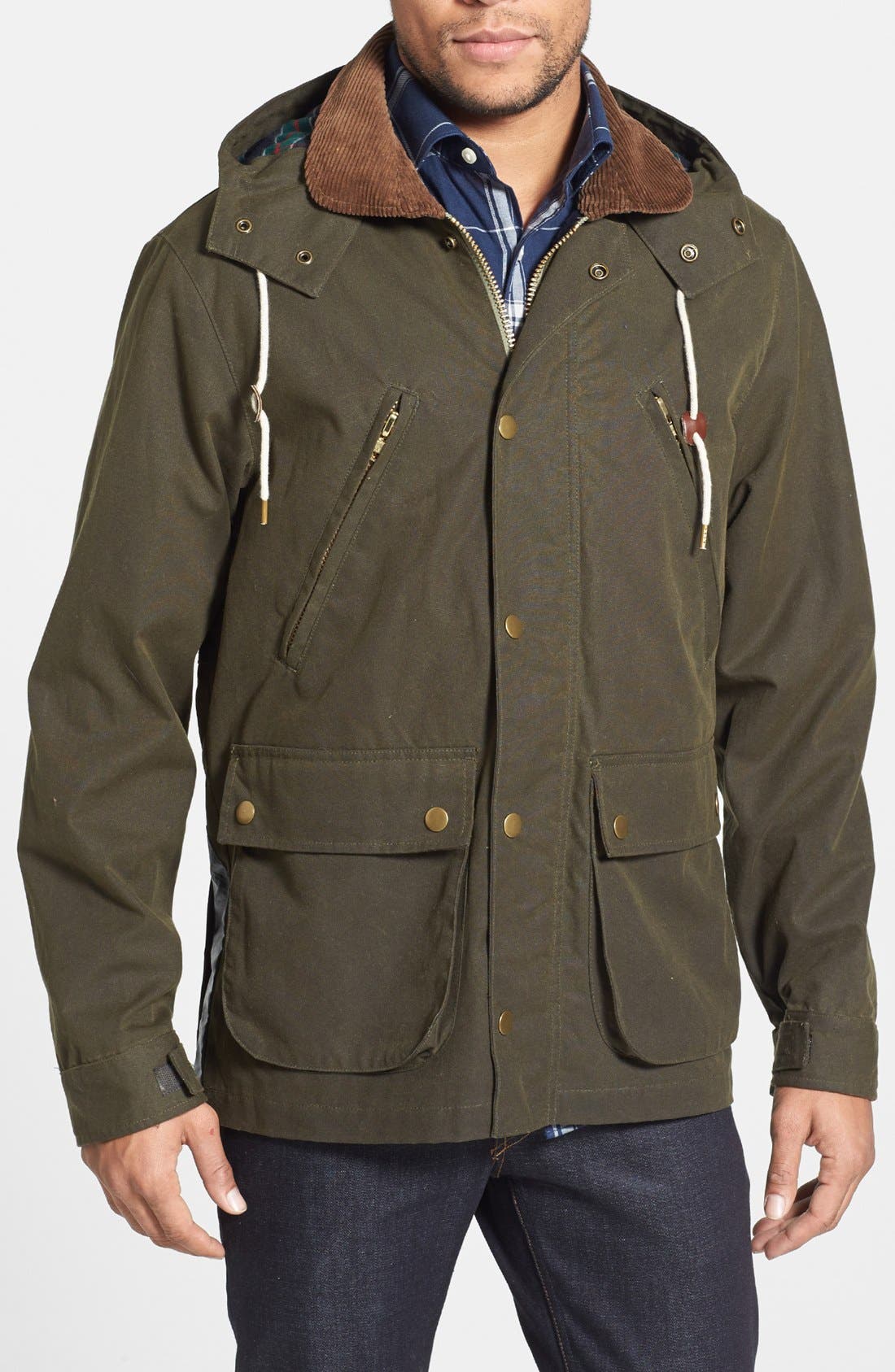 Gant Rugger 'Wax Your Back' Waxed Cotton Field Jacket Nordstrom