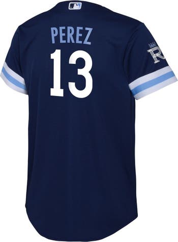 Nike Toddler Nike Salvador Perez Navy Kansas City Royals 2022 City Connect  Replica Player Jersey