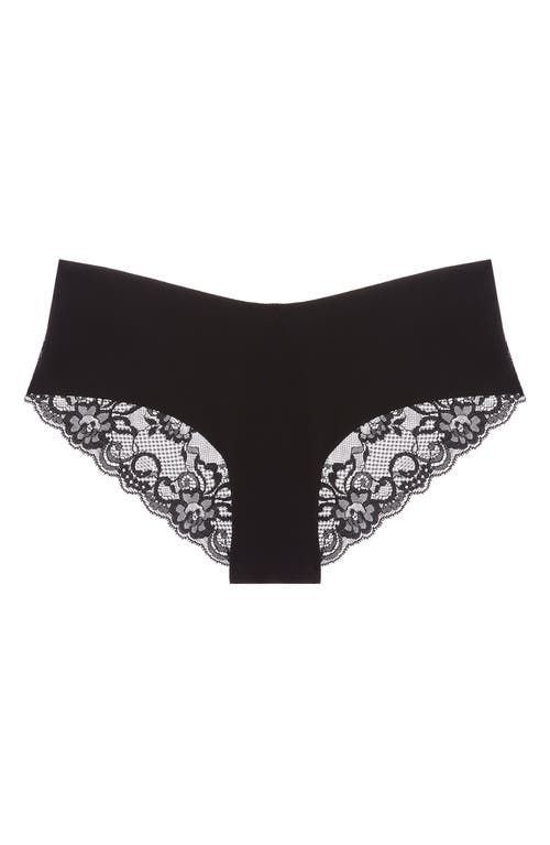 Shop Journelle Estelle 3-pack Cotton Jersey & Lace Hipster Briefs In Black