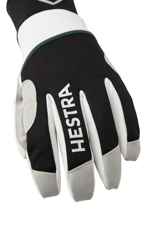 Shop Hestra Comfort Tracker G-loft® Gloves In Black/off White