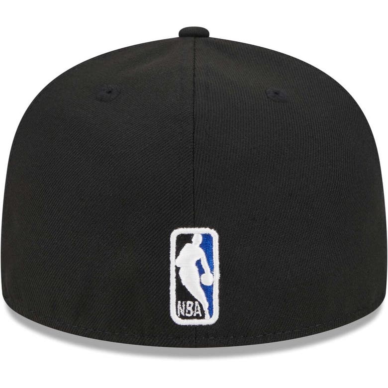 Shop New Era Black Golden State Warriors Checkerboard Uv 59fifty Fitted Hat