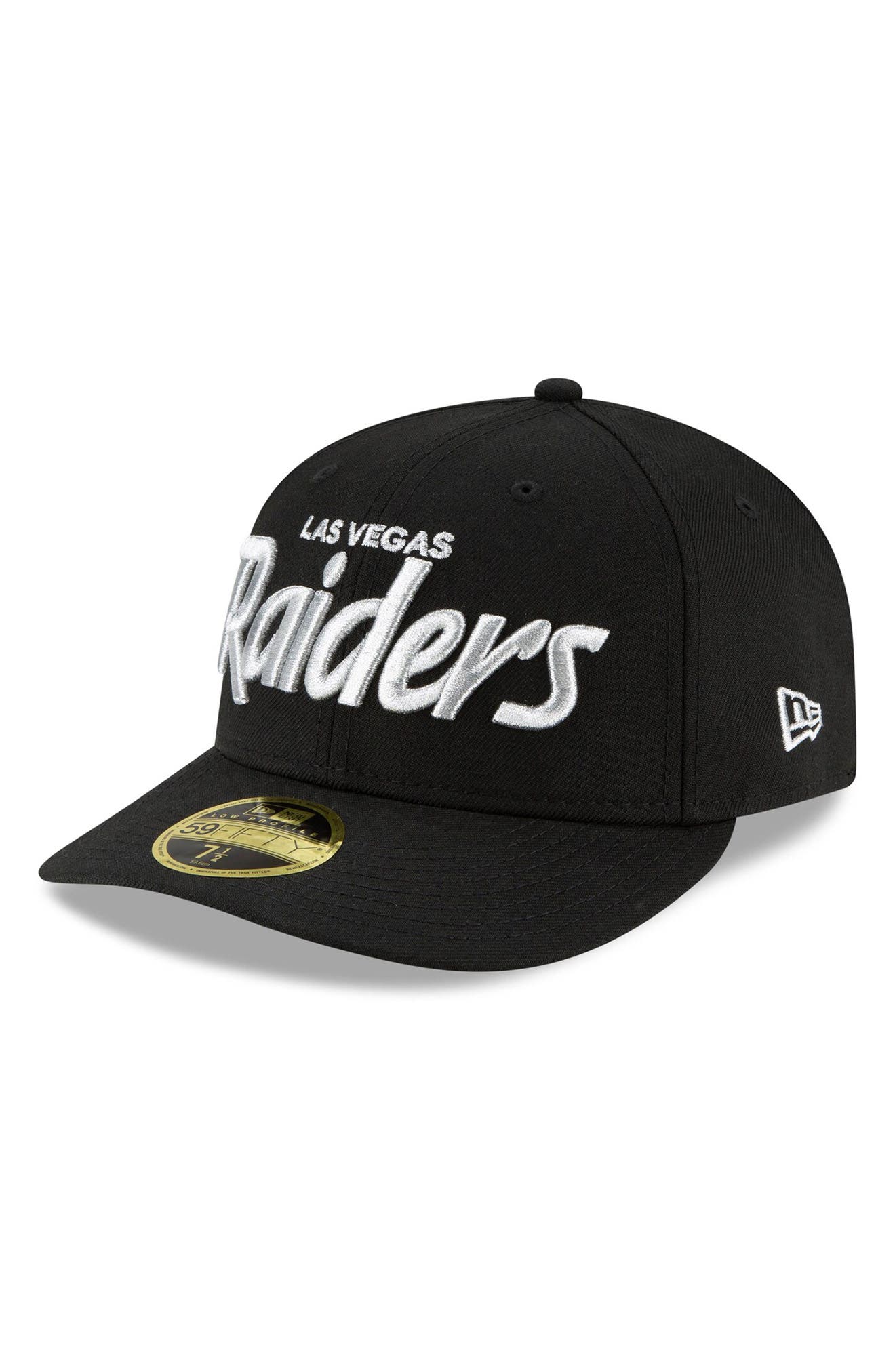 Men's New Era White Las Vegas Raiders Omaha 59FIFTY Fitted Hat