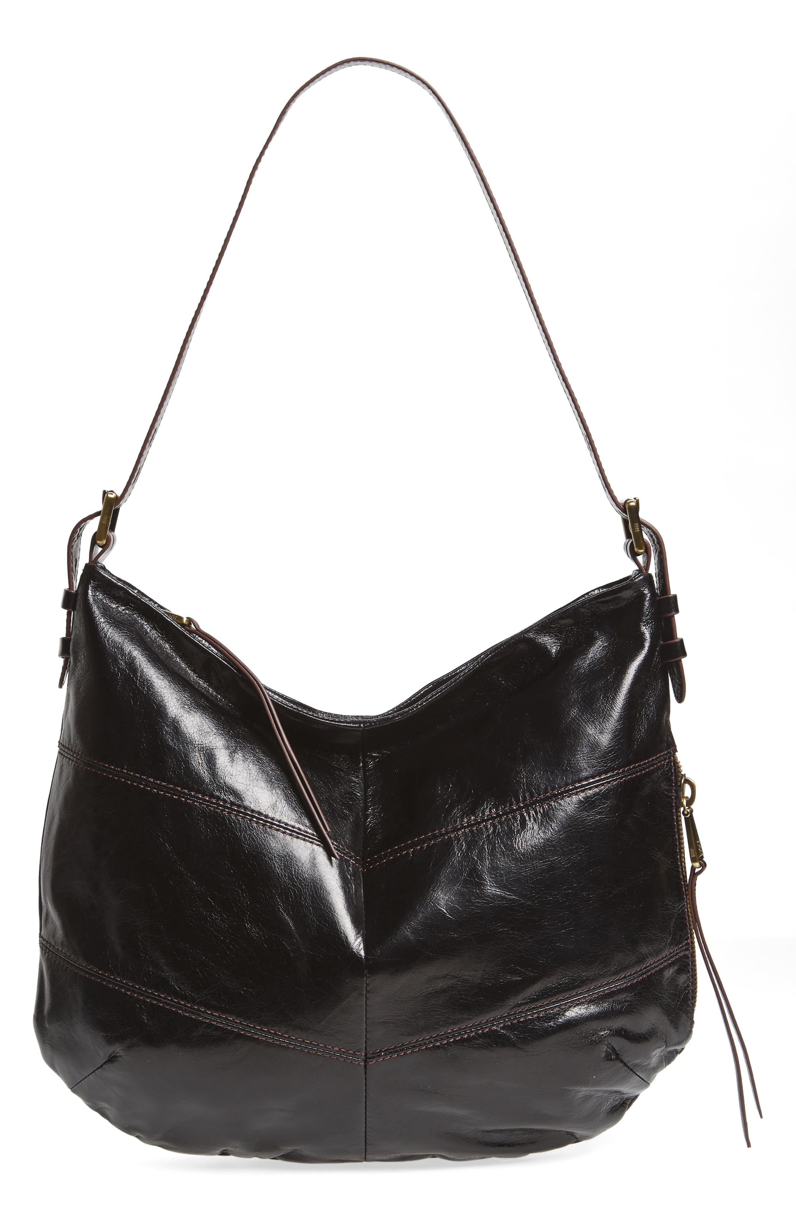 Hobo Serra Leather  Bag In Black