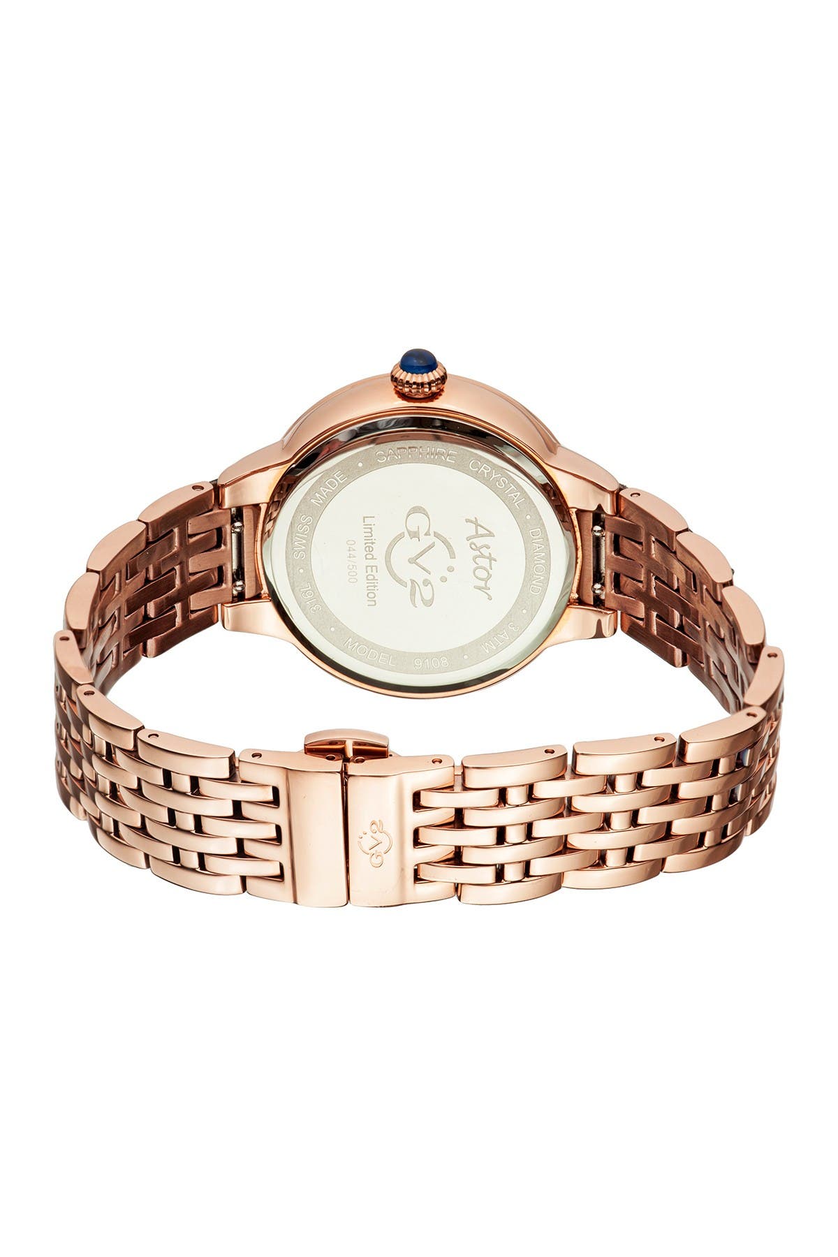 Gevril | Women's Astor Diamond Quartz Watch, 40mm - 0.24 ctw ...