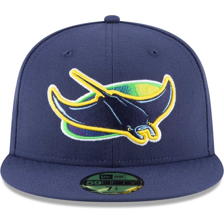 New Era Navy Tampa Bay Rays 25th Anniversary Authentic Collection On