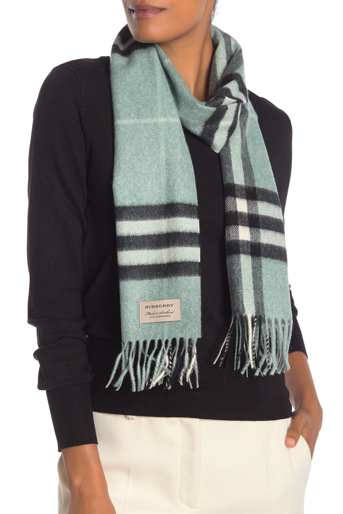 Burberry | Giant Check Cashmere Scarf 