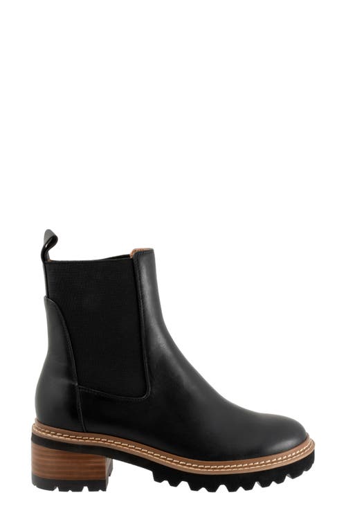 Eos Footwear Linear Chelsea Boot In Black