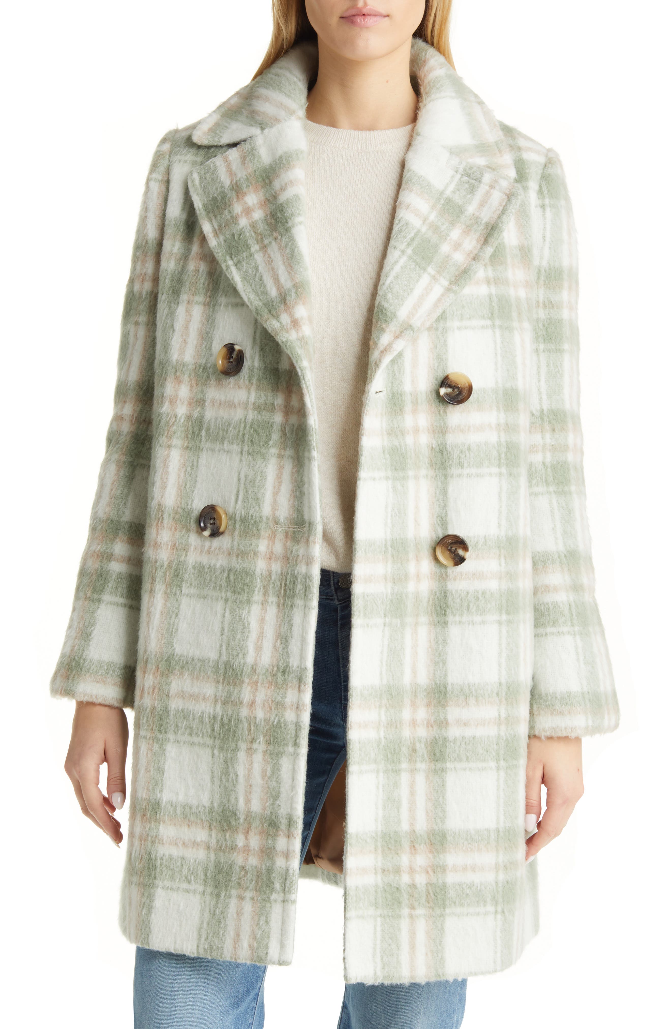 long plaid womens jacket