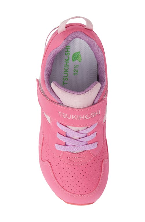 Shop Tsukihoshi Racer Washable Sneaker In Fuchsia/pink