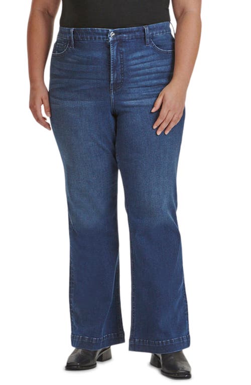 JEN7 by 7 For All Mankind High Waist Trousers in Destiny Falls