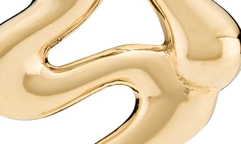 MARIA BLACK MAYA SINGLE HUGGIE DROP EARRING