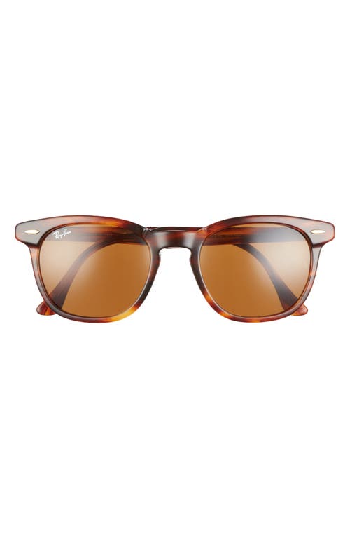 Shop Ray Ban Ray-ban Hawkeye 52mm Sunglasses In Striped Havana/brown