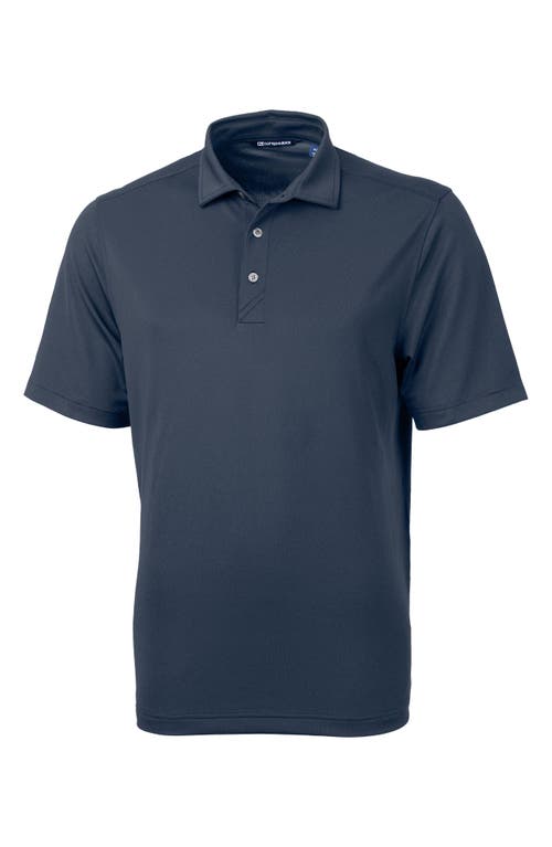 Virtue Eco Piqué Recycled Blend Polo in Navy Blue