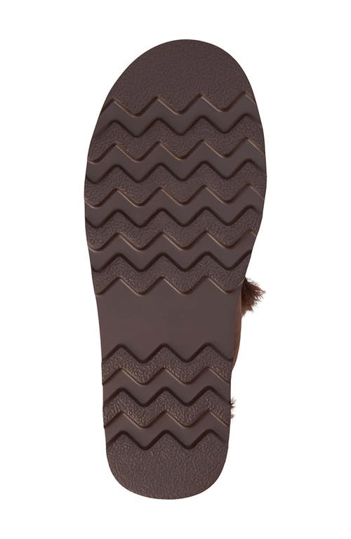 Shop Coconuts By Matisse Stowe Faux Fur Platform Loafer Mule In Chocolate