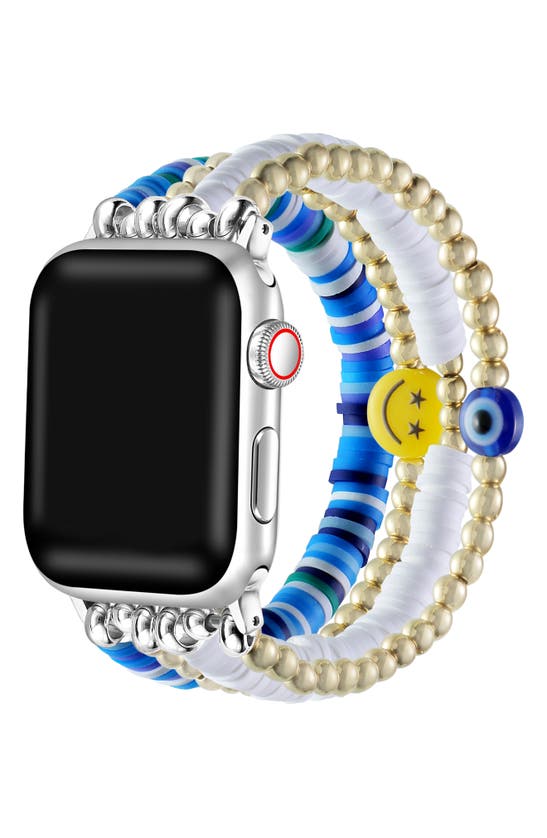 Shop The Posh Tech Beaded Apple Watch® Watchband In Blue Multi