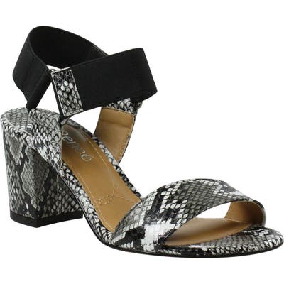 J. Renee Zidane Sandal - Black