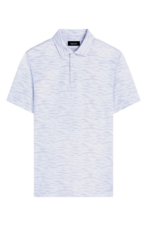 Shop Bugatchi Victor Ooohcotton® Striated Polo In White