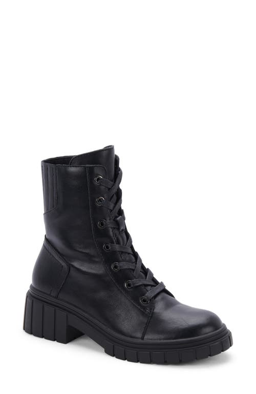 Blondo Promise Waterproof Lace-Up Boot in Black Leather