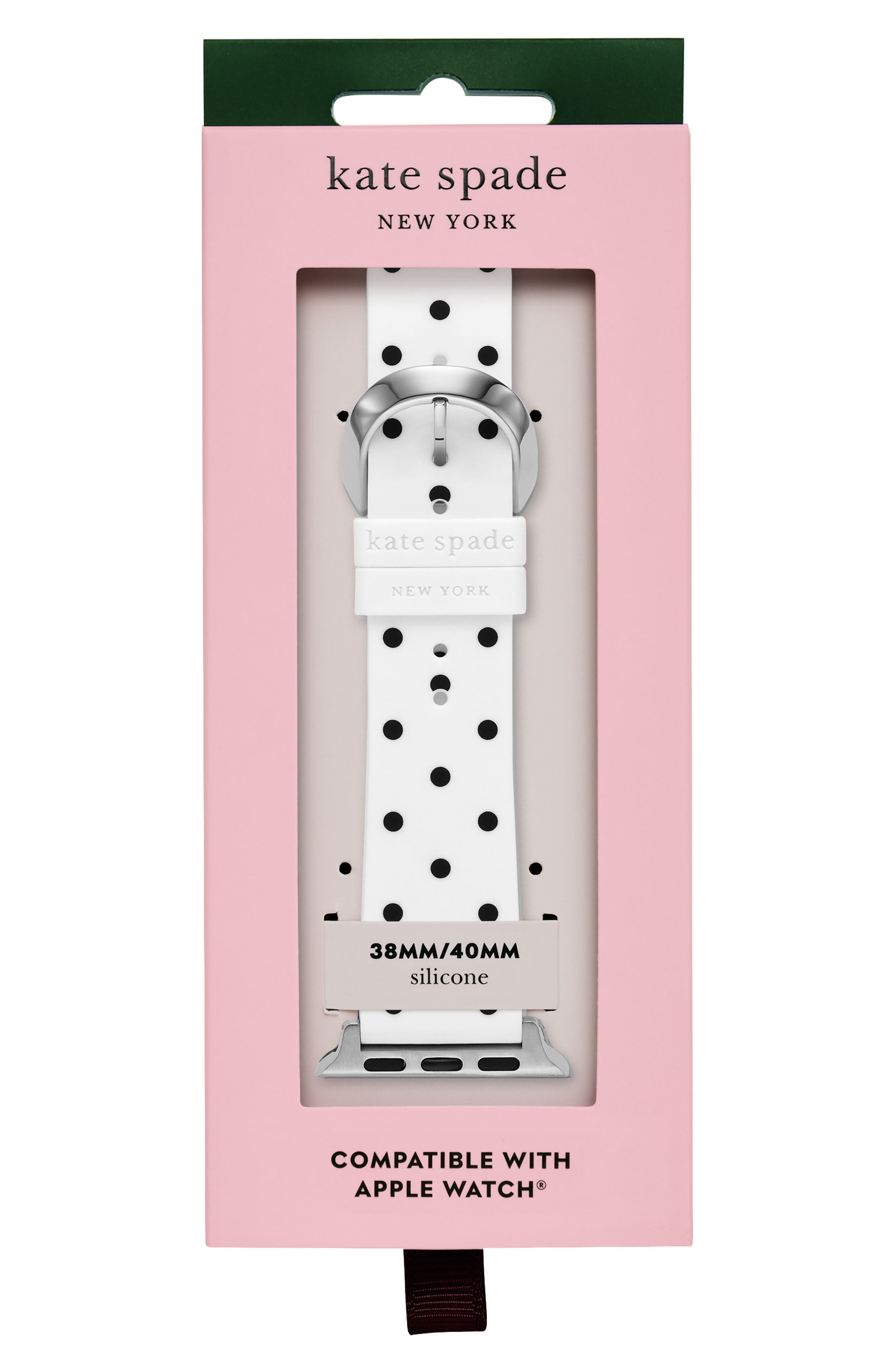 polka dot silicone Apple Watch® band 