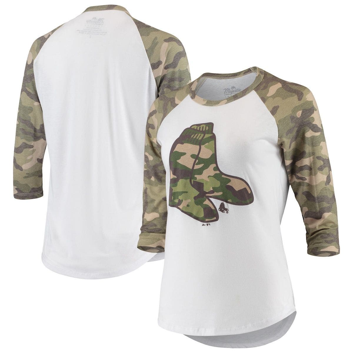5th & Ocean Denver Broncos Womens Camouflage Long Sleeve Scoop Neck T-Shirt