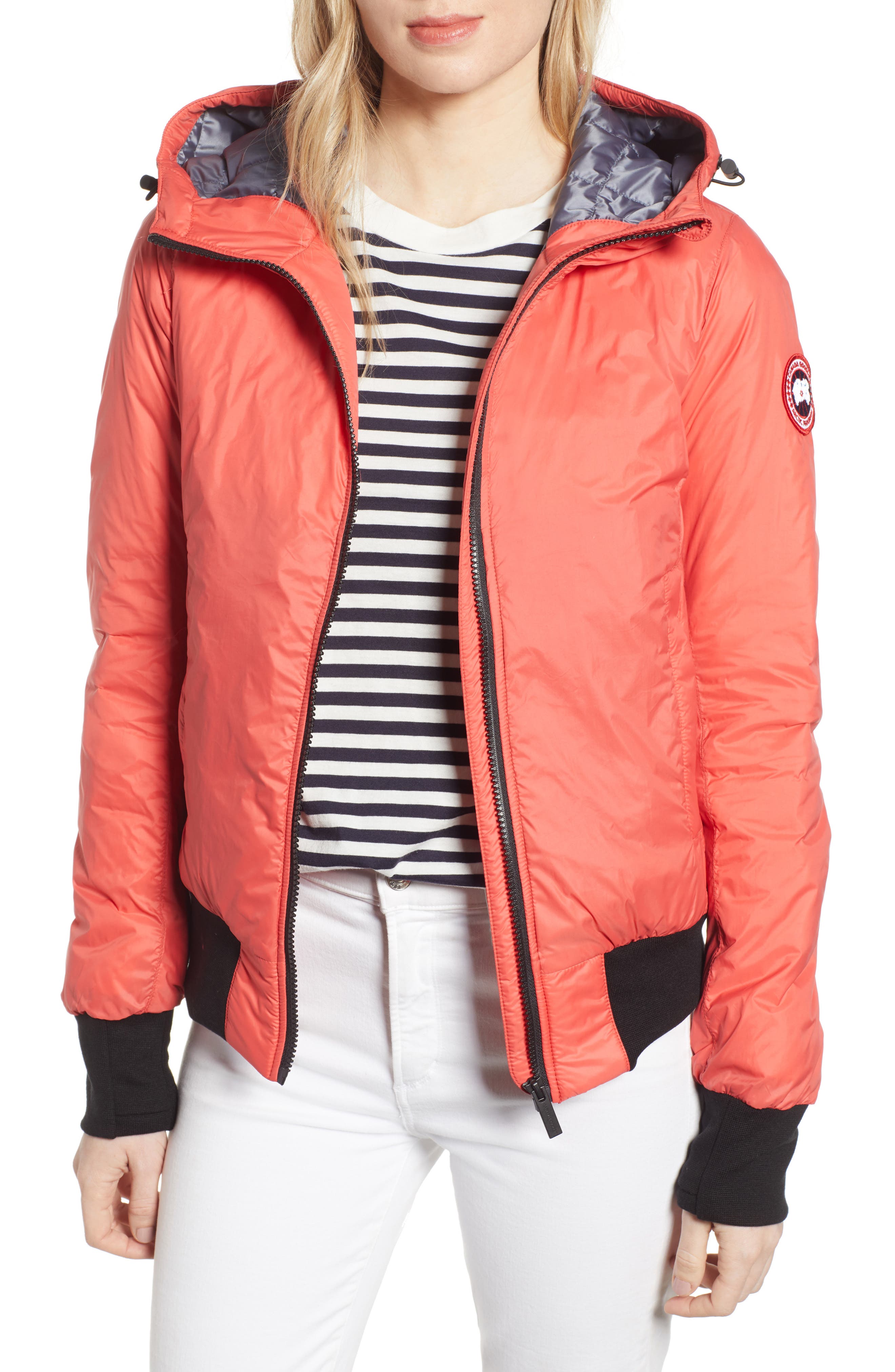 Canada Goose Dore Goose Down Hooded Jacket, (2-4) - Coral