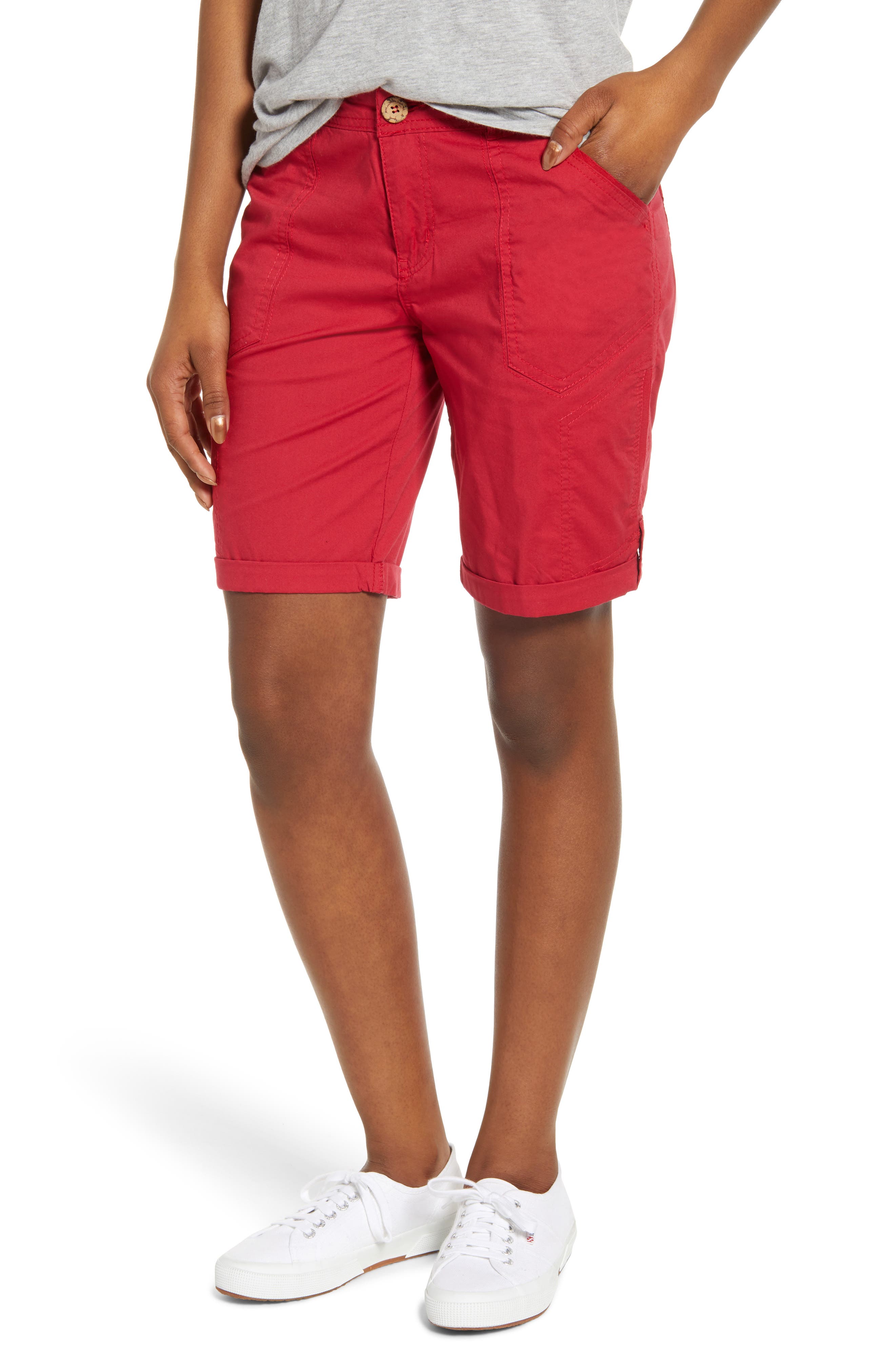 Women's Wit & Wisdom Flex-Ellent Stretch Cotton Bermuda Shorts Women's Wit & Wisdom Flex-Ellent Stretch Cotton Bermuda Shorts